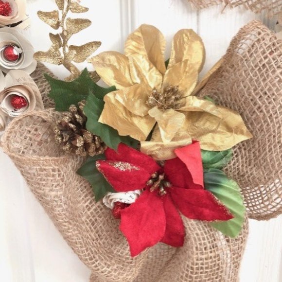 NEW Christmas Wreath Handmade - Picture 6 of 8